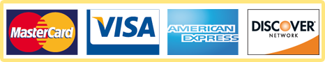All Major Credit Cards Accepted